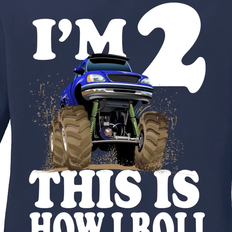 I'm 2 This Is How I Roll Ladies Long Sleeve Shirt