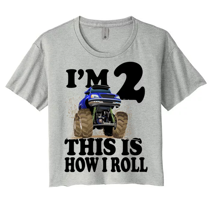 I'm 2 This Is How I Roll Women's Crop Top Tee