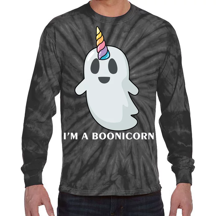 I'm A Boonicorn Funny Ghost Tie-Dye Long Sleeve Shirt