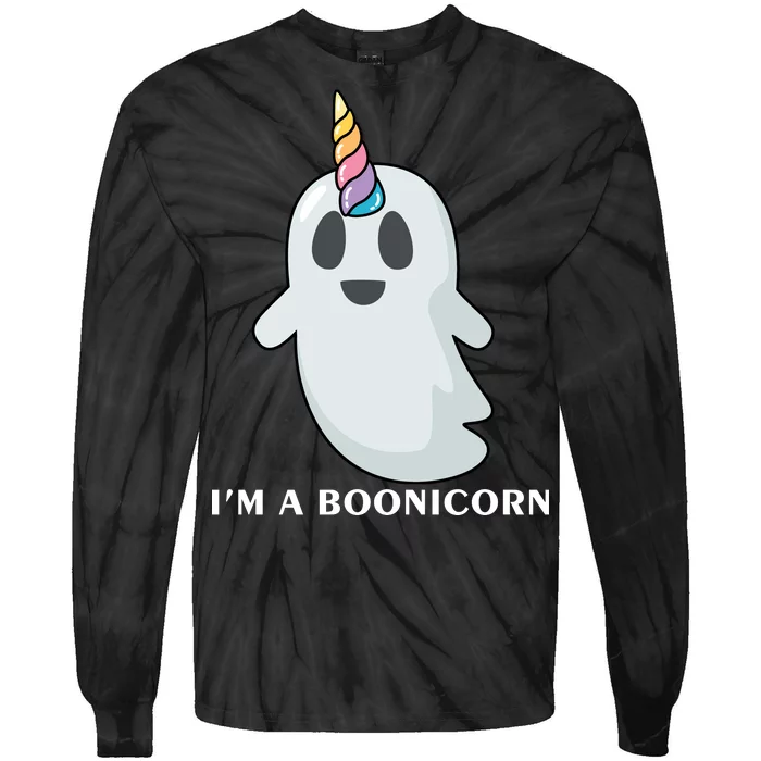 I'm A Boonicorn Funny Ghost Tie-Dye Long Sleeve Shirt