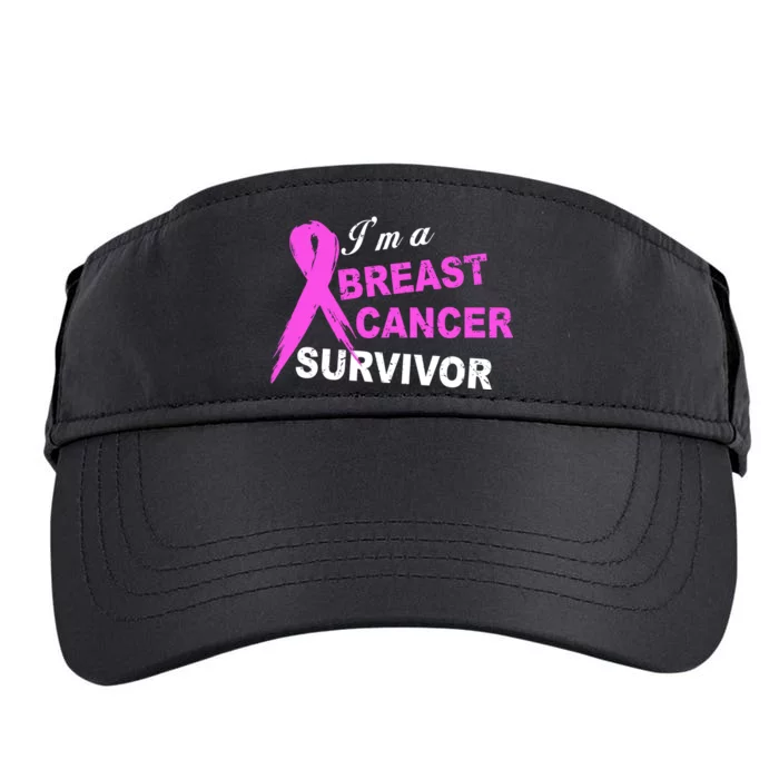 I'm A Breast Cancer Survivor Adult Drive Performance Visor