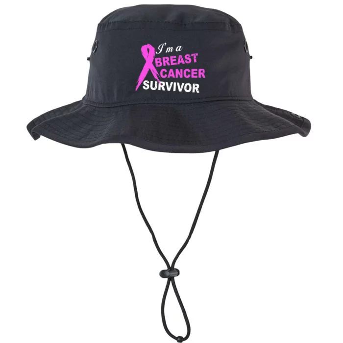 I'm A Breast Cancer Survivor Legacy Cool Fit Booney Bucket Hat