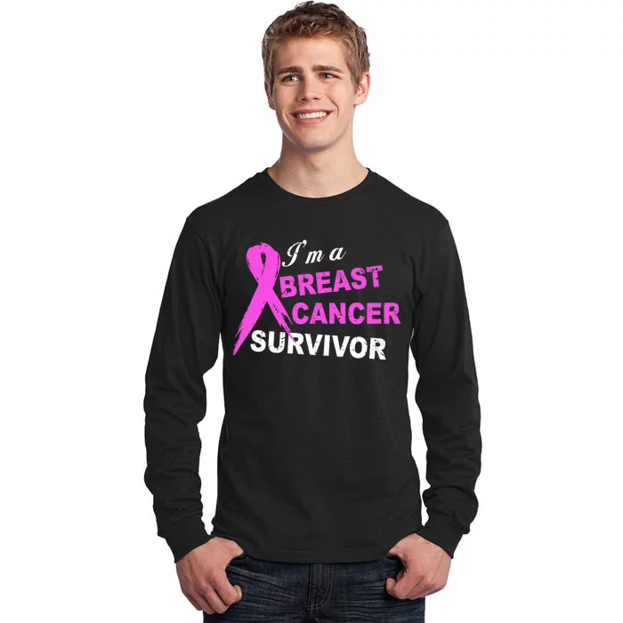 I'm A Breast Cancer Survivor Tall Long Sleeve T-Shirt