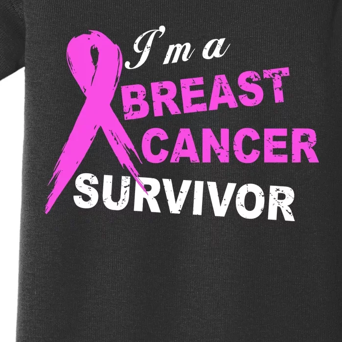 I'm A Breast Cancer Survivor Baby Bodysuit