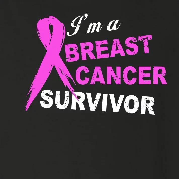 I'm A Breast Cancer Survivor Toddler Long Sleeve Shirt