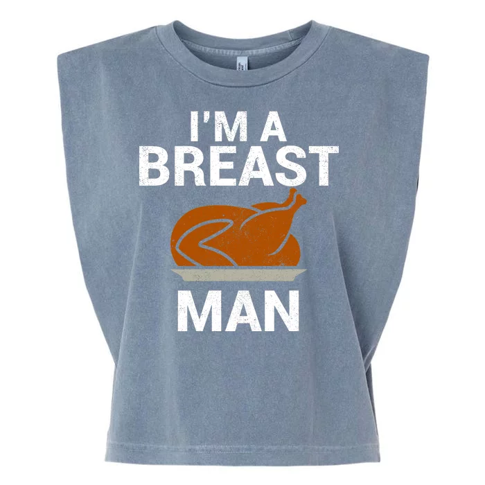 I'm A Breast Man Turkey Garment-Dyed Women's Muscle Tee