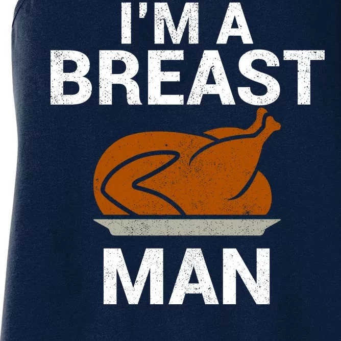 I'm A Breast Man Turkey Women's Racerback Tank