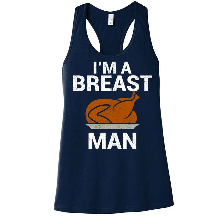 I'm A Breast Man Turkey Women's Racerback Tank