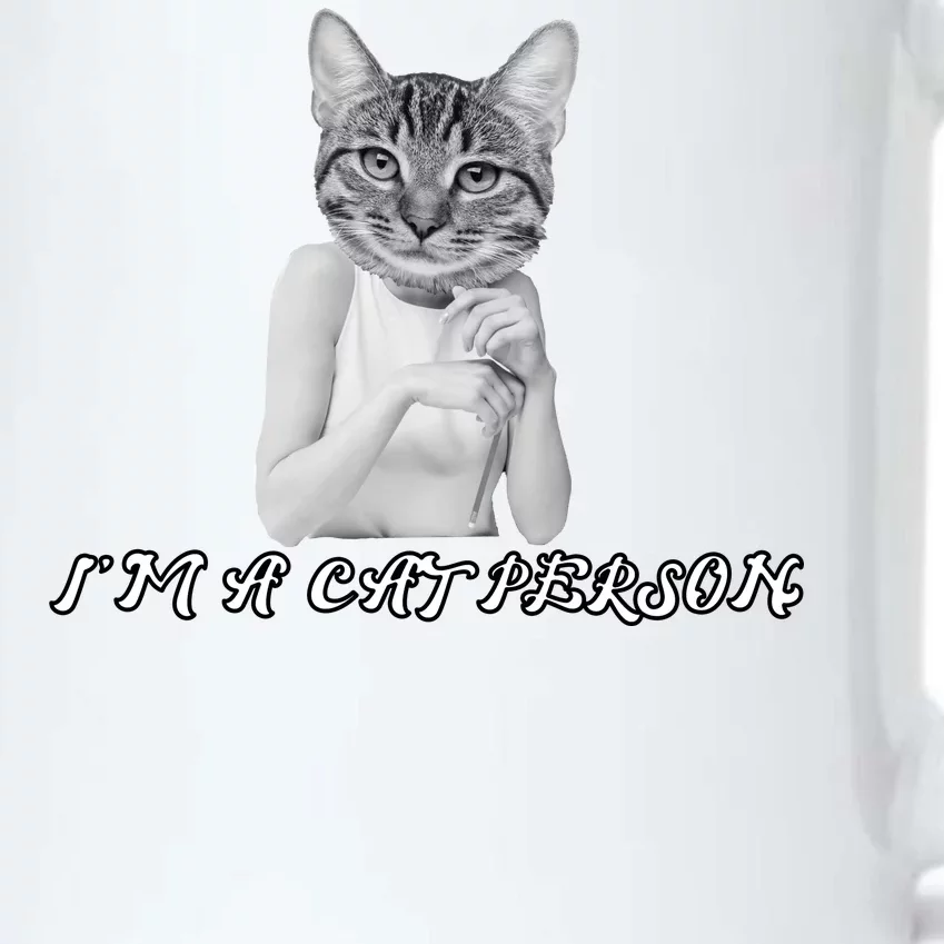 I'm A Cat Person Black Color Changing Mug