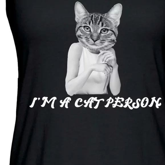 I'm A Cat Person Ladies Essential Flowy Tank