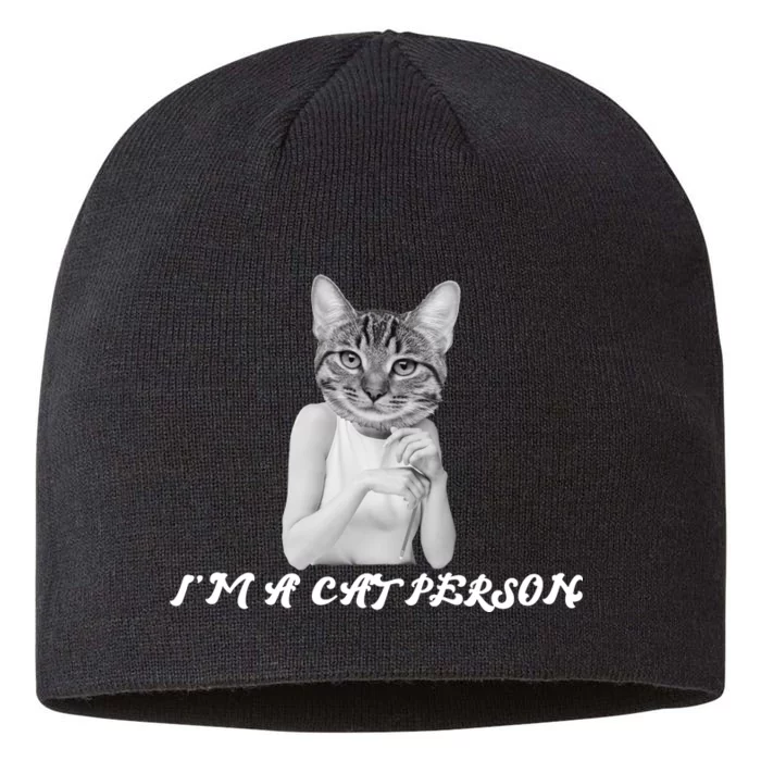 I'm A Cat Person 8 1/2in Sustainable Knit Beanie