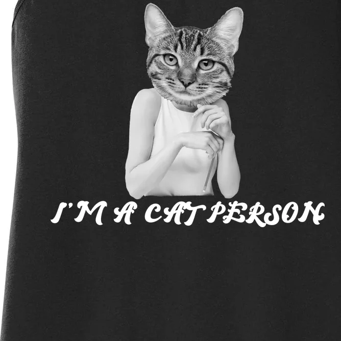 I'm A Cat Person Women's Racerback Tank