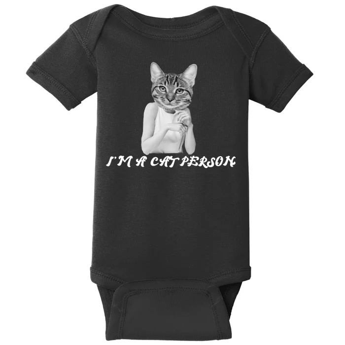 I'm A Cat Person Baby Bodysuit