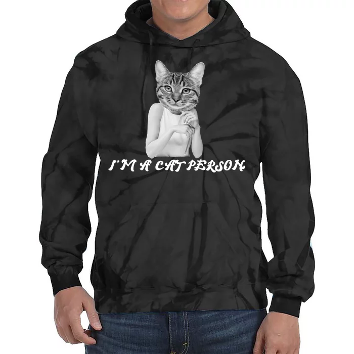 I'm A Cat Person Tie Dye Hoodie