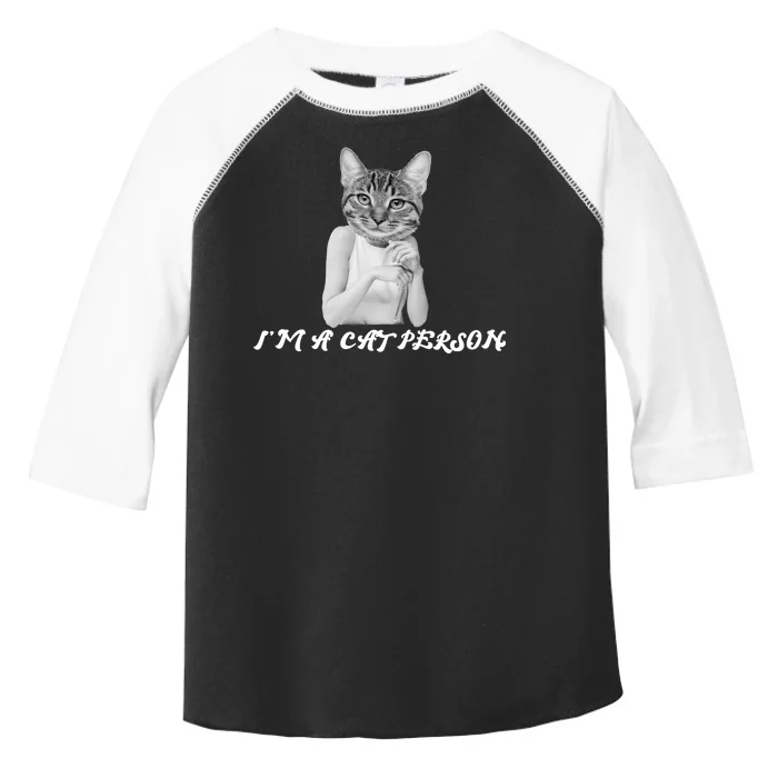 I'm A Cat Person Toddler Fine Jersey T-Shirt