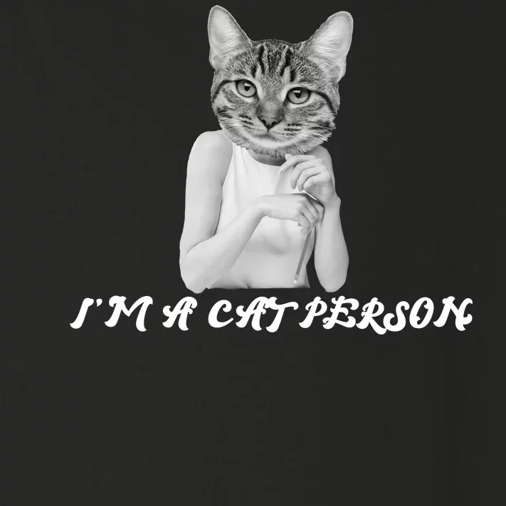 I'm A Cat Person Toddler Long Sleeve Shirt