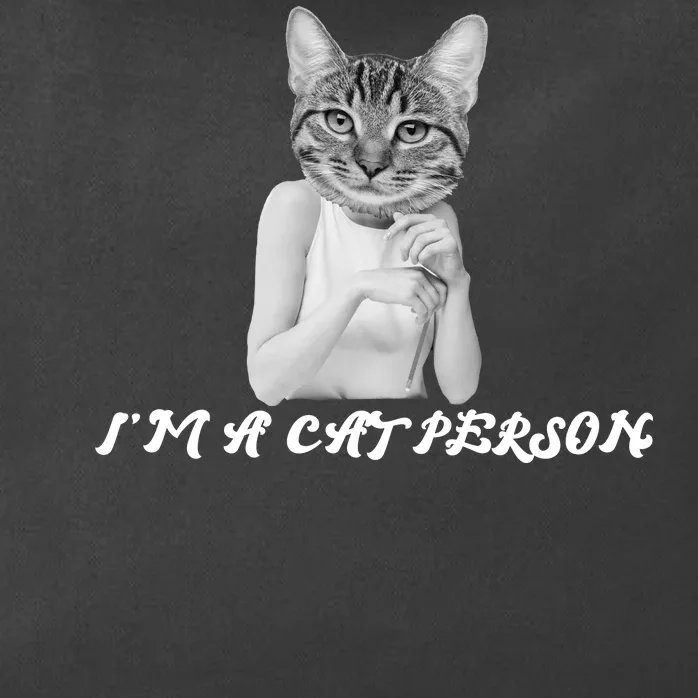 I'm A Cat Person Zip Tote Bag