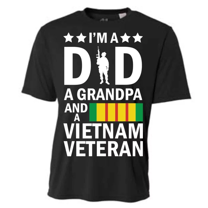 I'm A Dad A Grandpa and A Vietnam Veteran Cooling Performance Crew T-Shirt