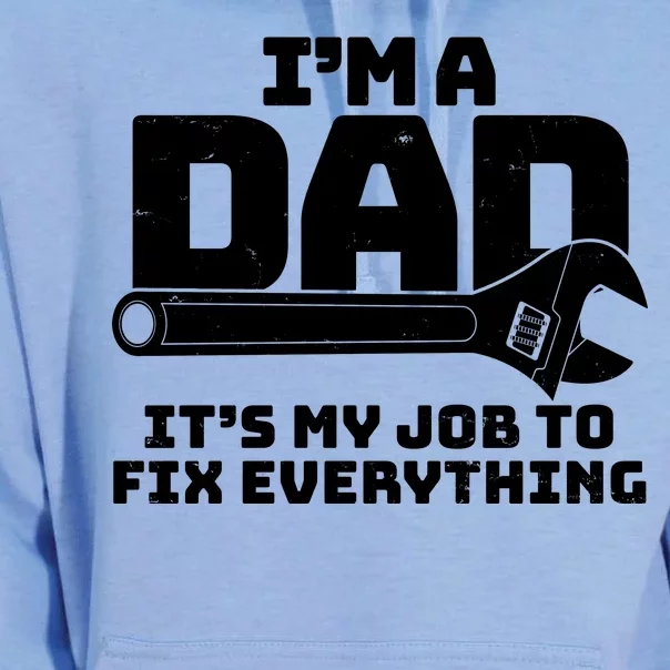 I'm A Dad It's My Job To Fix Everything Unisex Surf Hoodie