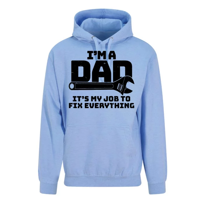 I'm A Dad It's My Job To Fix Everything Unisex Surf Hoodie