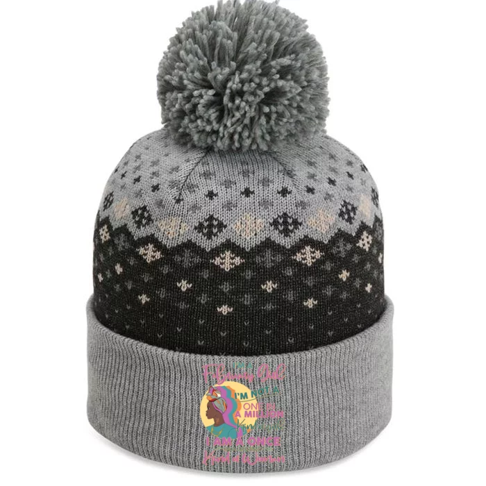 I'm A February Girl I Am A Once In A Lifetime Kind Of Woman The Baniff Cuffed Pom Beanie