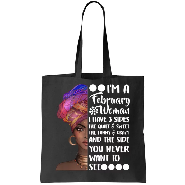 I'm A February Woman Tote Bag