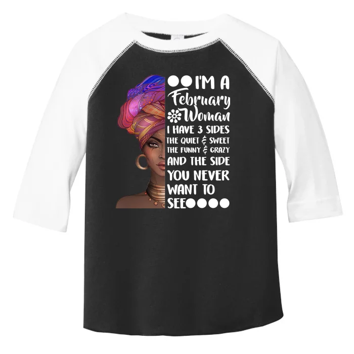 I'm A February Woman Toddler Fine Jersey T-Shirt