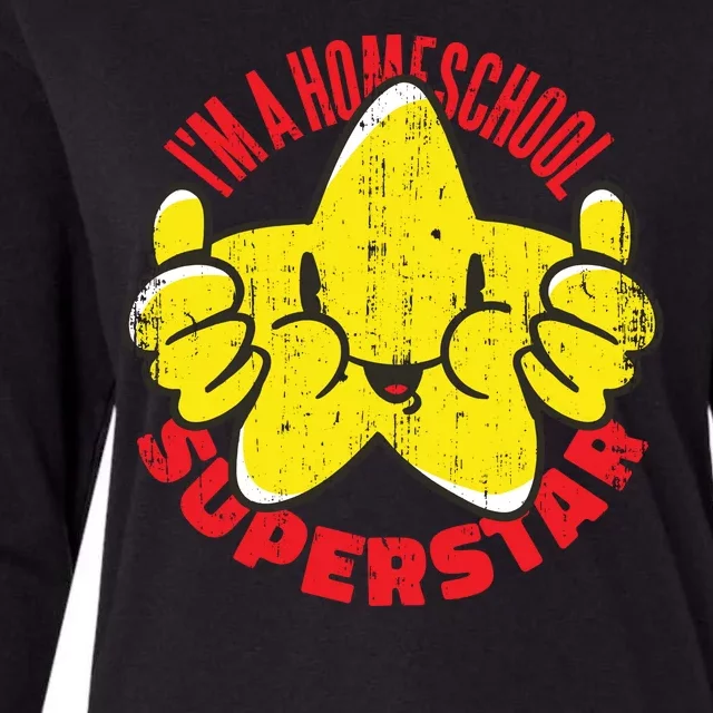 I'm A Homeschool Superstar Womens Cotton Relaxed Long Sleeve T-Shirt