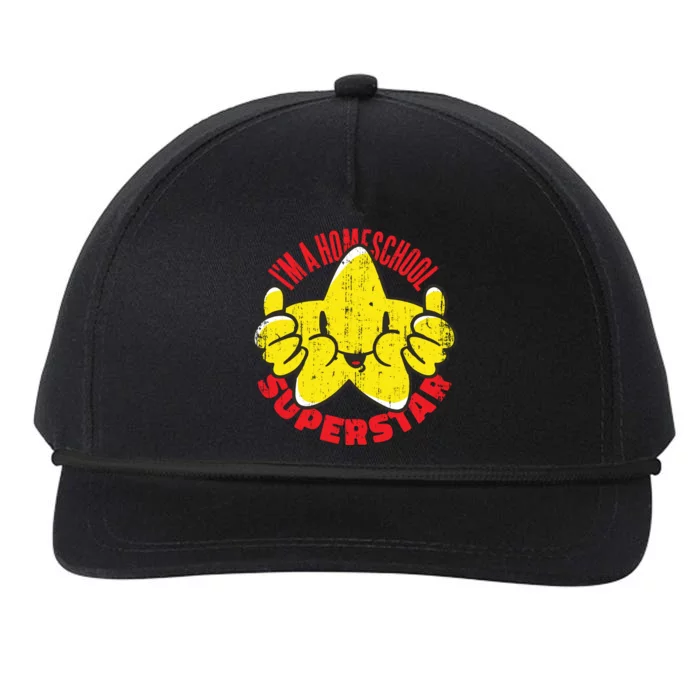 I'm A Homeschool Superstar Snapback Five-Panel Rope Hat