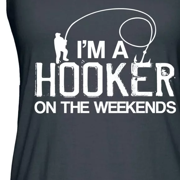 I'm A Hooker On The Weekends Ladies Essential Flowy Tank