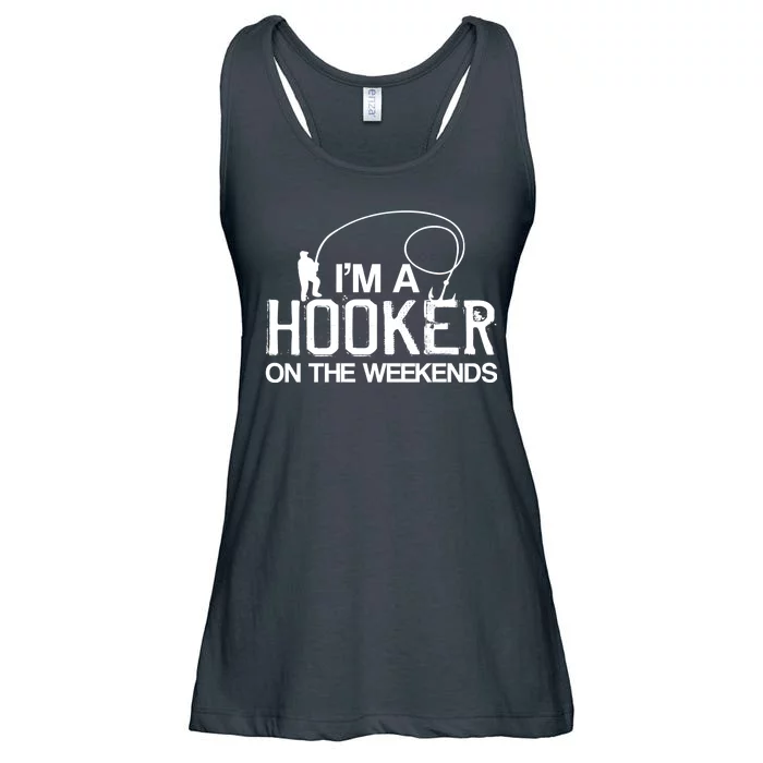 I'm A Hooker On The Weekends Ladies Essential Flowy Tank