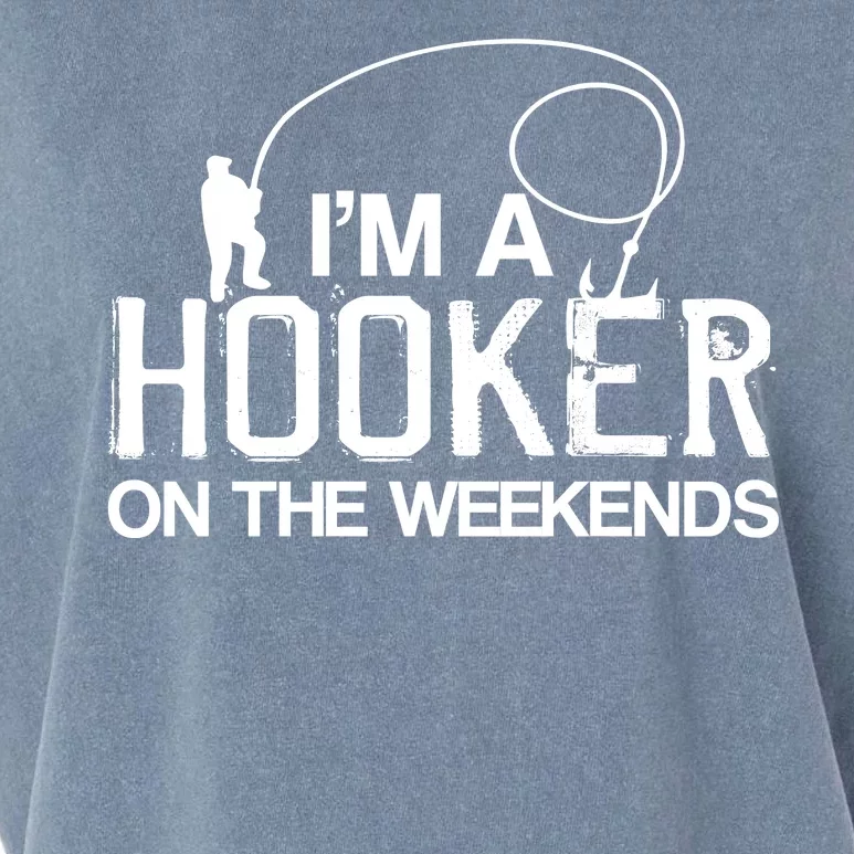 I'm A Hooker On The Weekends Garment-Dyed Women's Muscle Tee