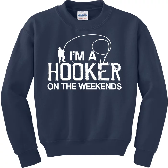 I'm A Hooker On The Weekends Kids Sweatshirt