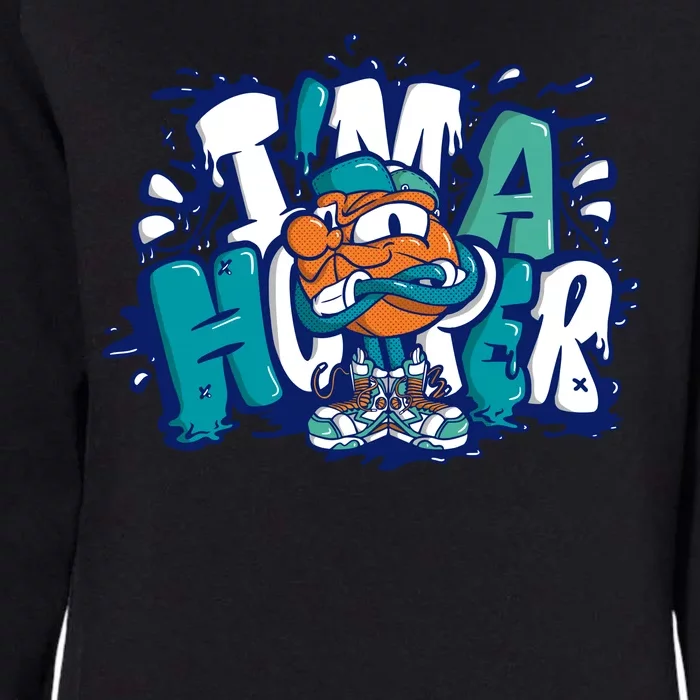 I'm A Hooper Basketball Graffiti Womens California Wash Sweatshirt