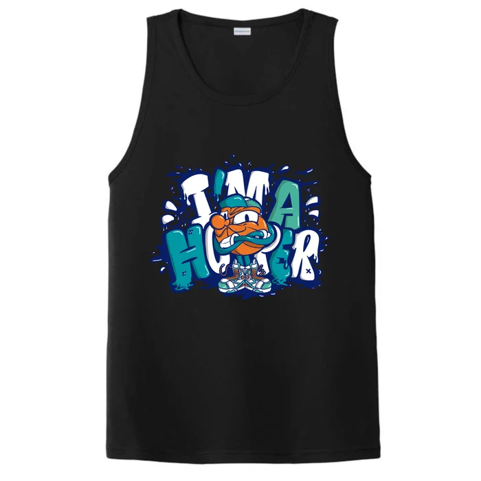 I'm A Hooper Basketball Graffiti Performance Tank