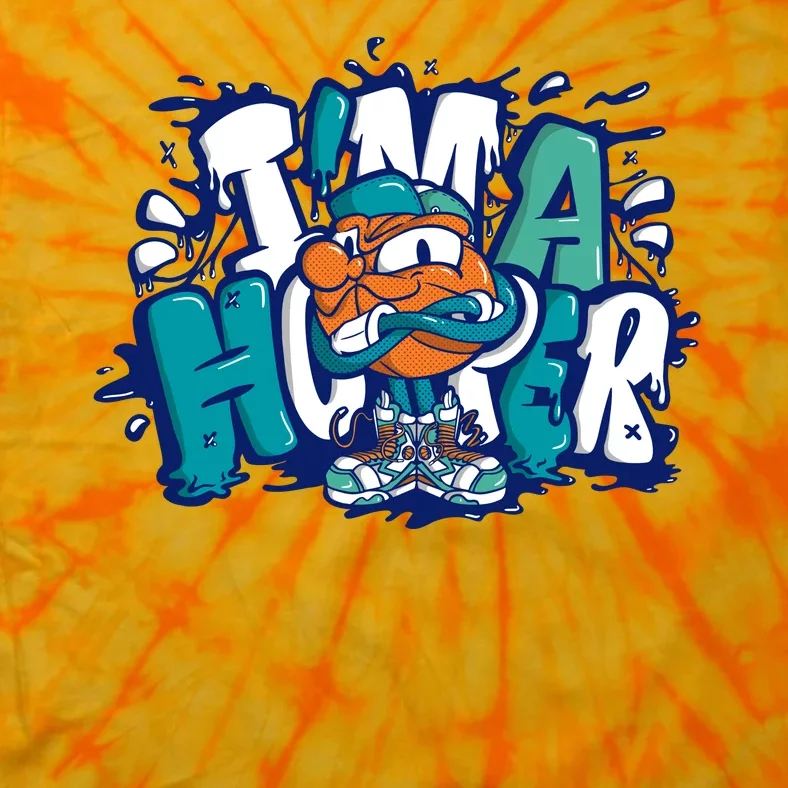 I'm A Hooper Basketball Graffiti Tie-Dye T-Shirt