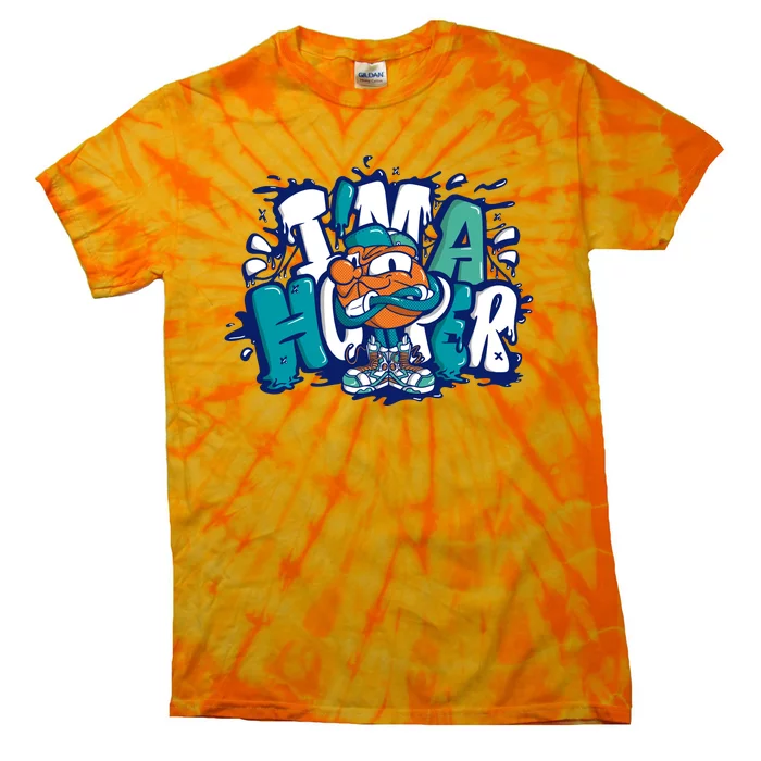 I'm A Hooper Basketball Graffiti Tie-Dye T-Shirt