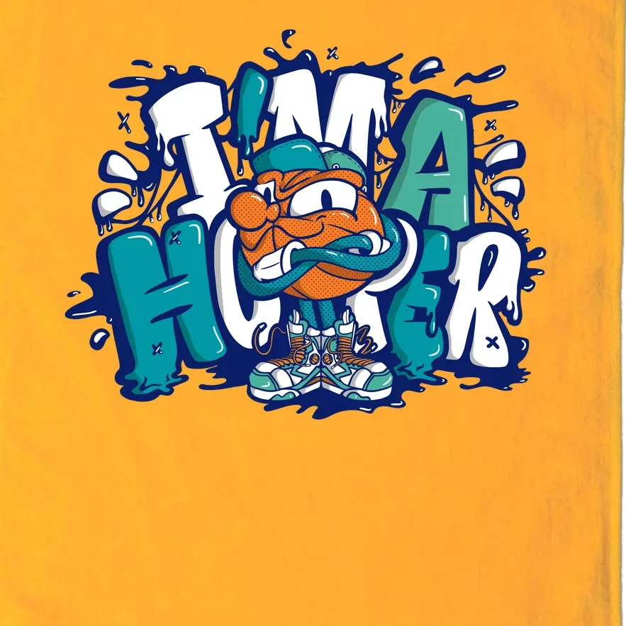 I'm A Hooper Basketball Graffiti Platinum Collection Golf Towel