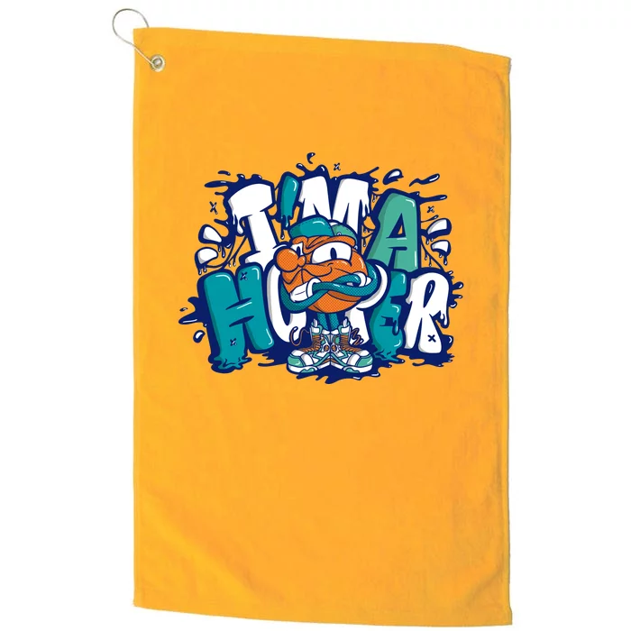 I'm A Hooper Basketball Graffiti Platinum Collection Golf Towel