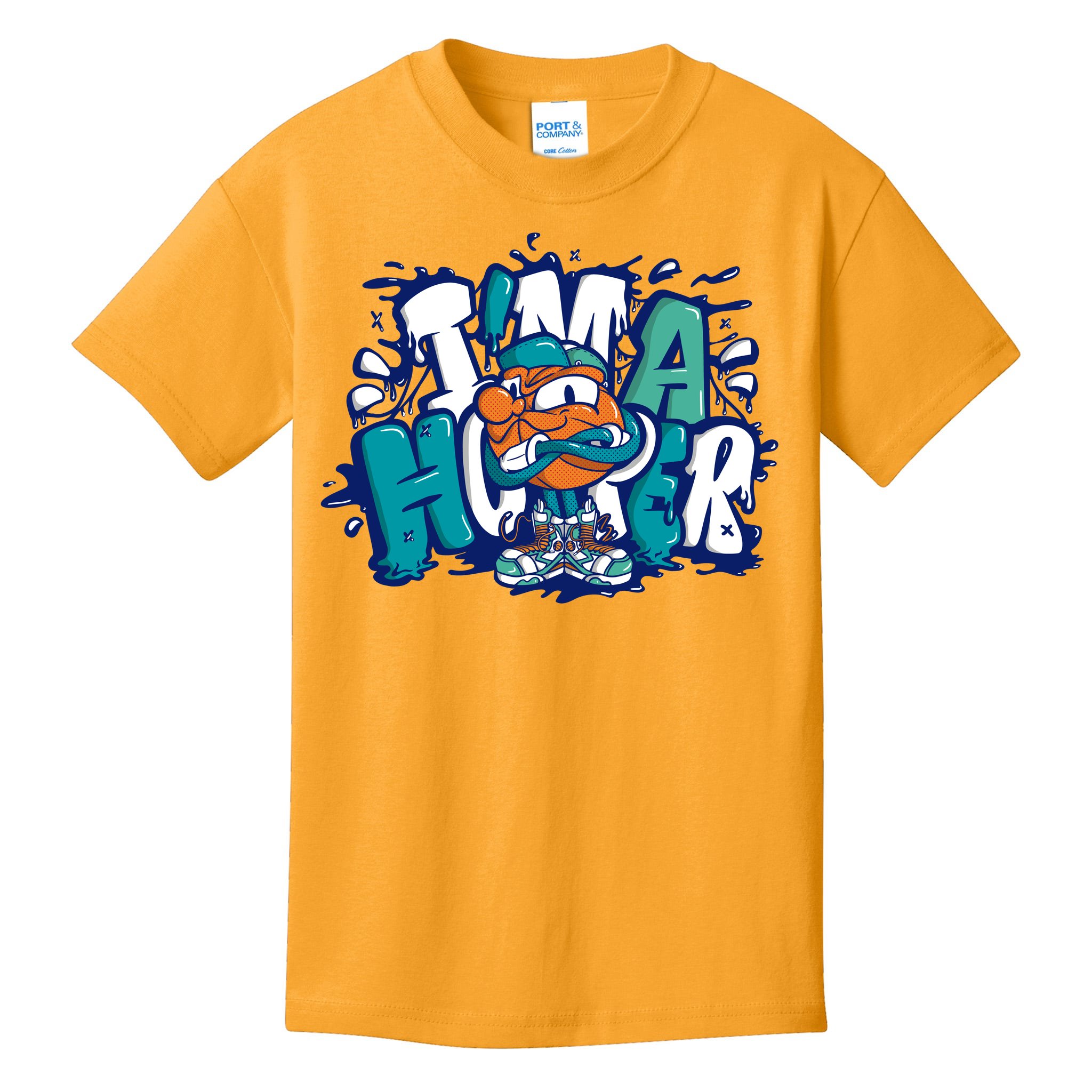 I'm A Hooper Basketball Graffiti Kids T-Shirt