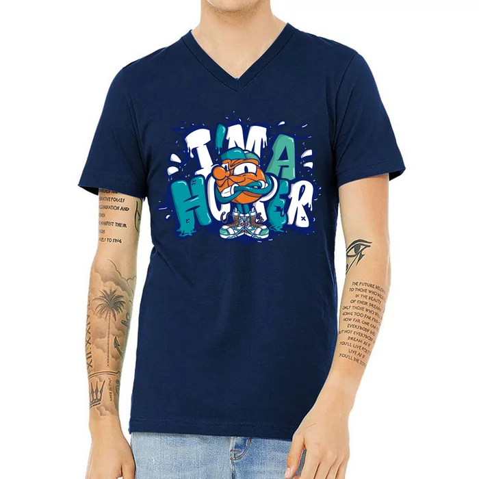 I'm A Hooper Basketball Graffiti V-Neck T-Shirt