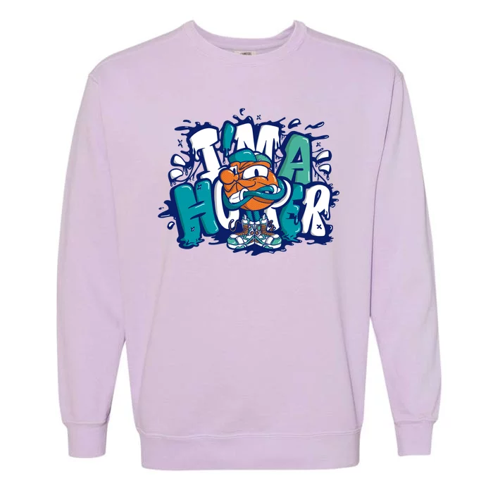 I'm A Hooper Basketball Graffiti Garment-Dyed Sweatshirt