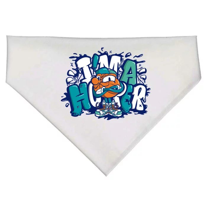 I'm A Hooper Basketball Graffiti USA-Made Doggie Bandana