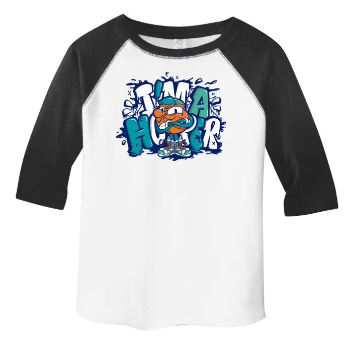 I'm A Hooper Basketball Graffiti Toddler Fine Jersey T-Shirt