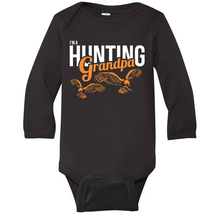 I'm a Hunting Grandpa Baby Long Sleeve Bodysuit