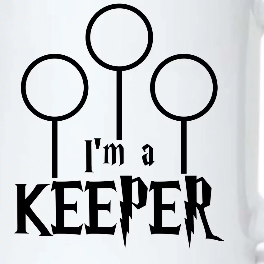 I'm A Keeper Black Color Changing Mug