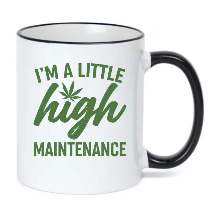 I'm A Little High Maintenance Black Color Changing Mug