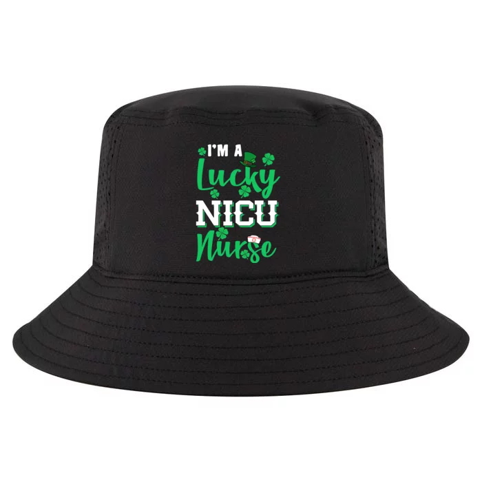 I'm A Lucky Nicu Nurse St Patrick's Day Cool Comfort Performance Bucket Hat