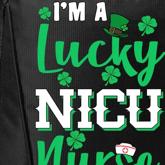 I'm A Lucky Nicu Nurse St Patrick's Day City Backpack