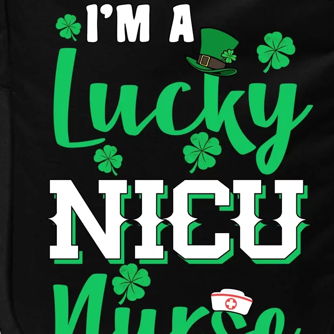 I'm A Lucky Nicu Nurse St Patrick's Day Impact Tech Backpack